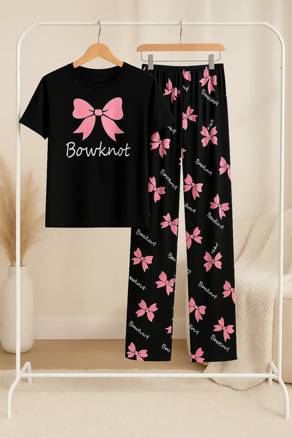 Black Bowknot Nightsuit